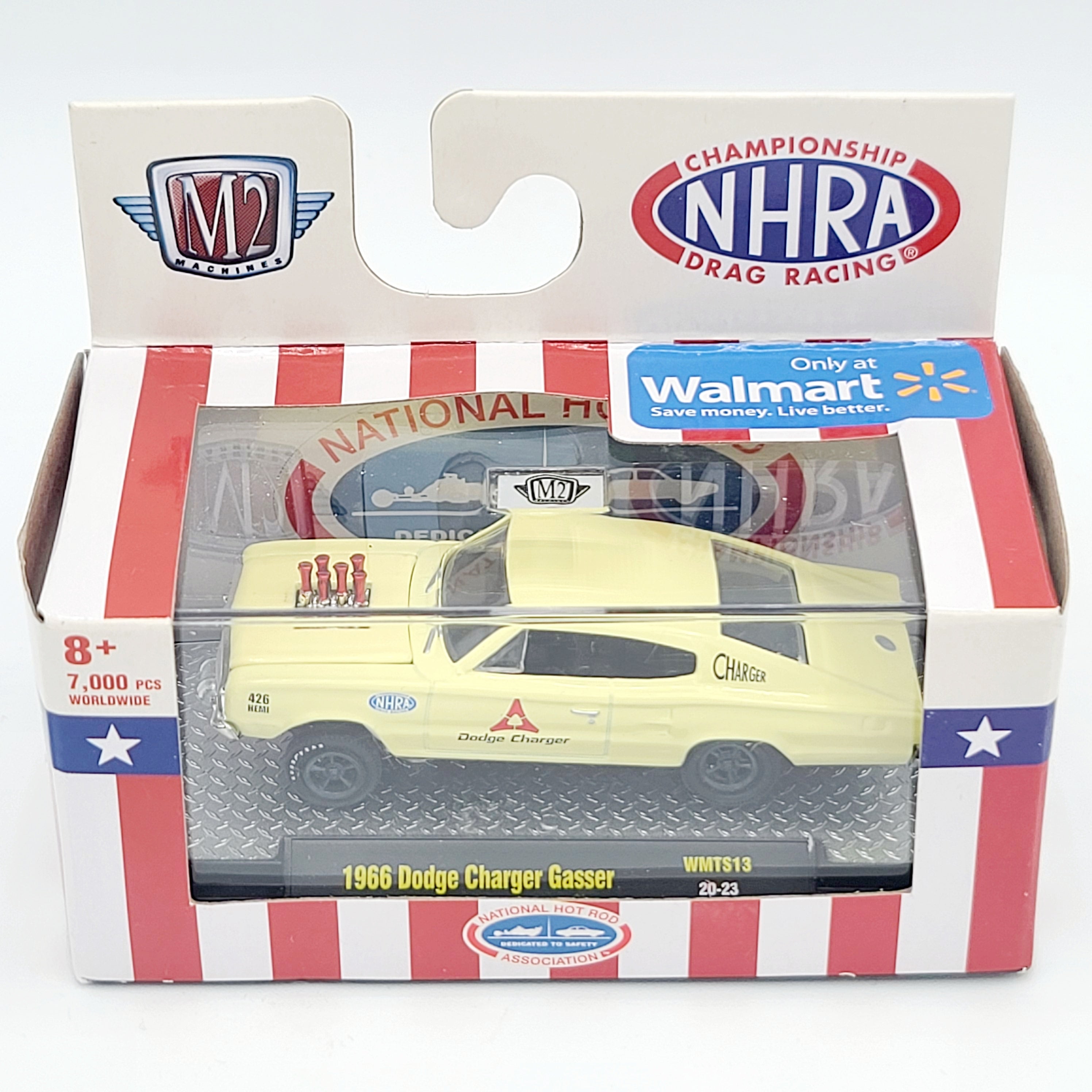 M2 Machines '66 Dodge Charger Gasser - 1:64 (2020 NHRA Rel. 13 - Walmart Exclusive)